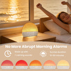 Vinmora™ Wake up Light Sunrise Alarm Clock with Sound - Premium Bedding & Home by Vinmora™