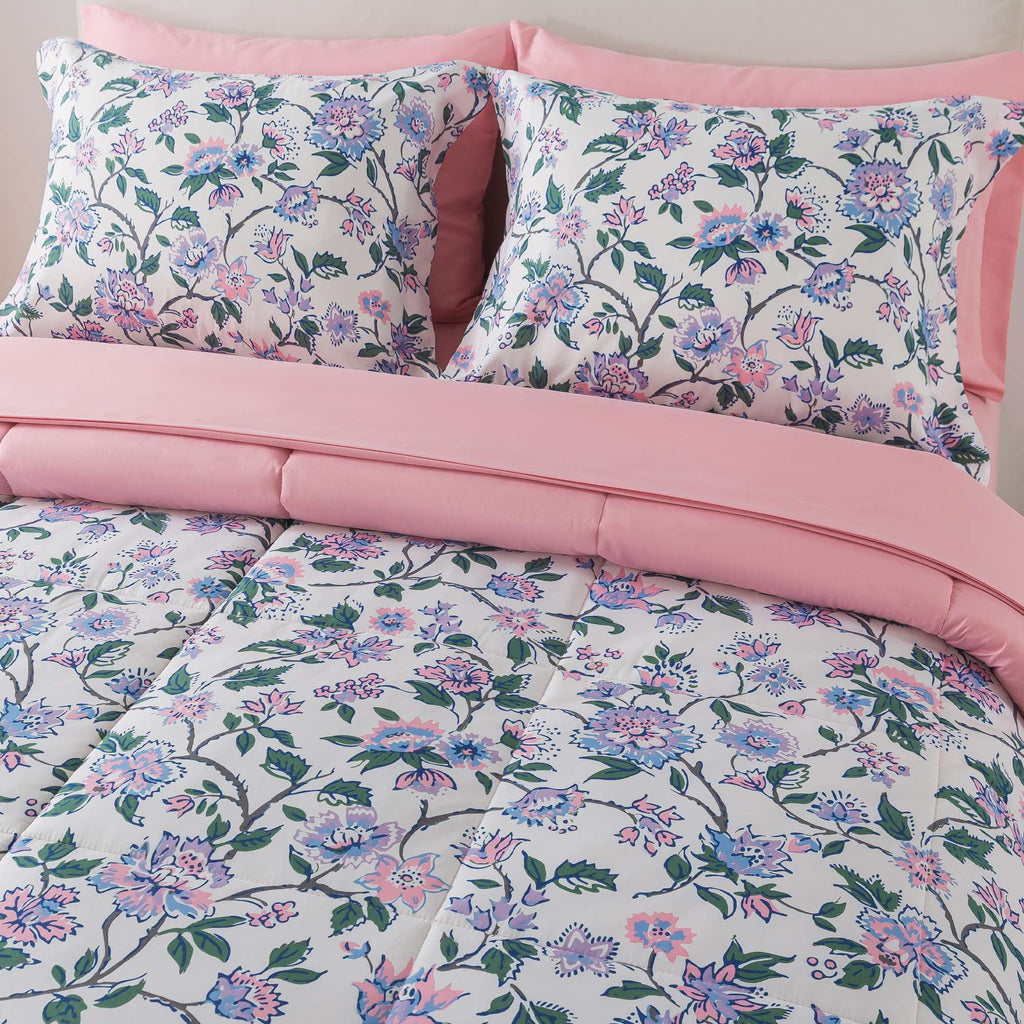 Vinmora™ 7-Piece Reversible Bed in a Bag with Laundry - Premium Comforter Set by Vinmora™