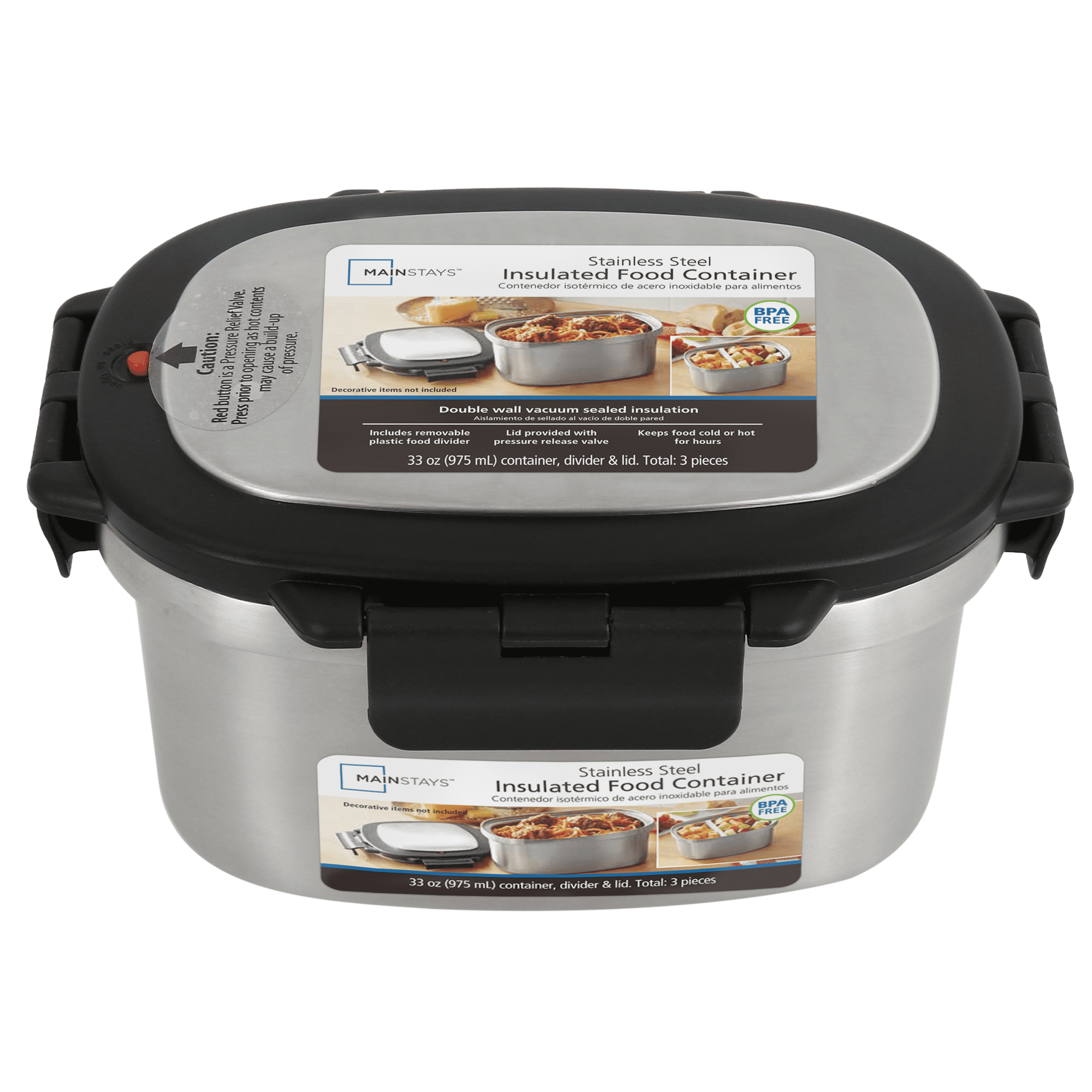 Vinmora™ 33 oz Insulated Stainless Steel Lunch Box Food - Premium Bedding & Home by Vinmora™