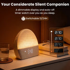 Vinmora™ Wake up Light Sunrise Alarm Clock with Sound - Premium Bedding & Home by Vinmora™
