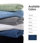 Vinmora™ Jessy Home 4 Pack Dark Gray Stripe Large - Premium Sheet Set by Vinmora™