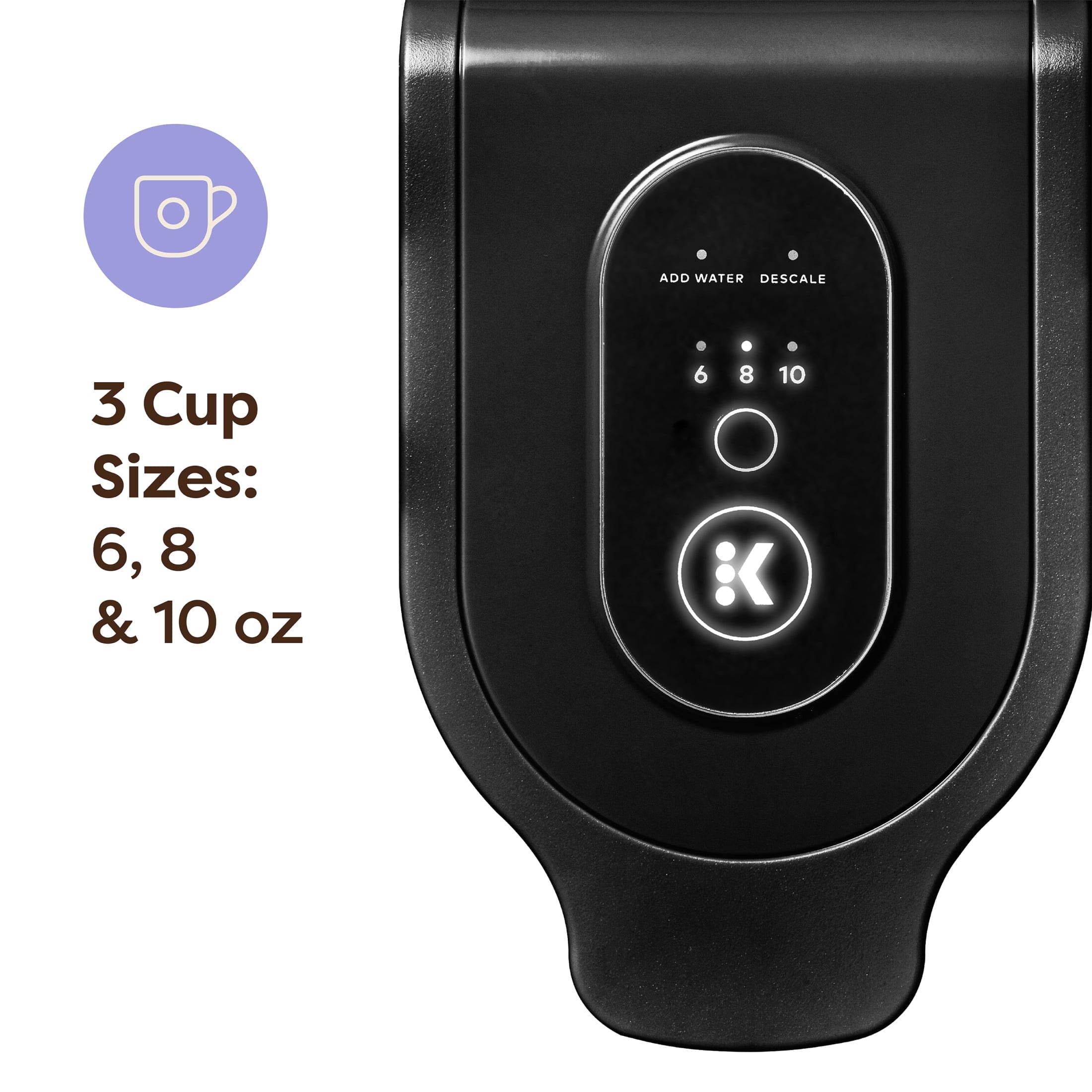 Vinmora™ K-Express Essentials Black Single-Serve K-Cup Pod Coffee Maker - Premium Bedding & Home by Vinmora™