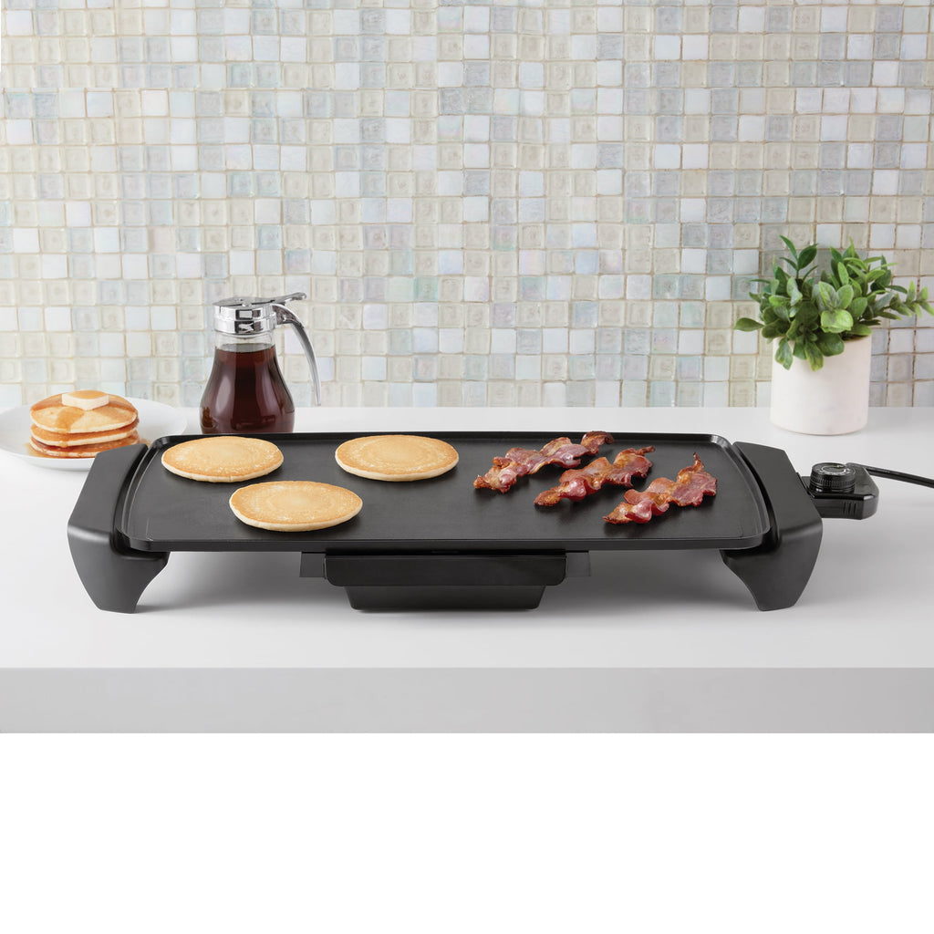 Vinmora™ 20 inch Electric Griddle - Non-Stick, Temperature Control,1500 - Premium Bedding & Home by Vinmora™