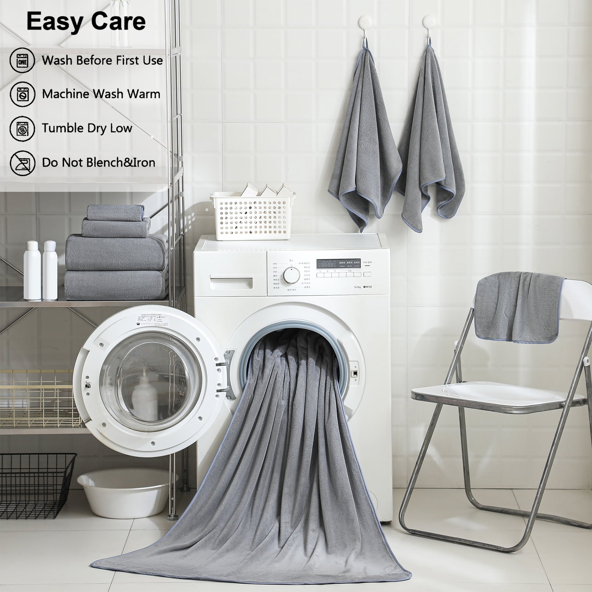 Vinmora™ Jessy Home 4 Pack Oversized Bath Sheet Towels - Premium Sheet Set by Vinmora™