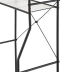 Vinmora™ Over-the-Toilet Steel Storage Unit with 3 Shelves and - Premium Bedding & Home by Vinmora™