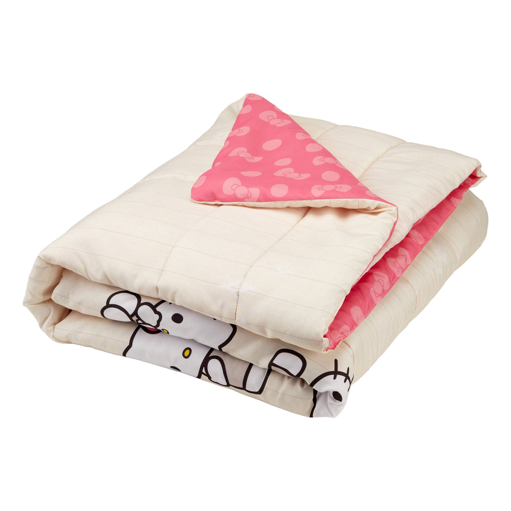 Vinmora™ Hello Kitty Reversible Comforter and Sham Set, Twin/Full - Premium Comforter Set by Vinmora™