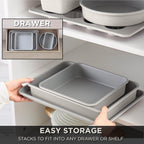 Vinmora™ Country Kitchen Heavy Duty Baking Pans Bakeware Set - Premium Kitchen Appliance by Vinmora™