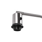 Vinmora™ Modern Desk Lamp with Outlet, Brushed Nickel Base - Premium Bedding & Home by Vinmora™