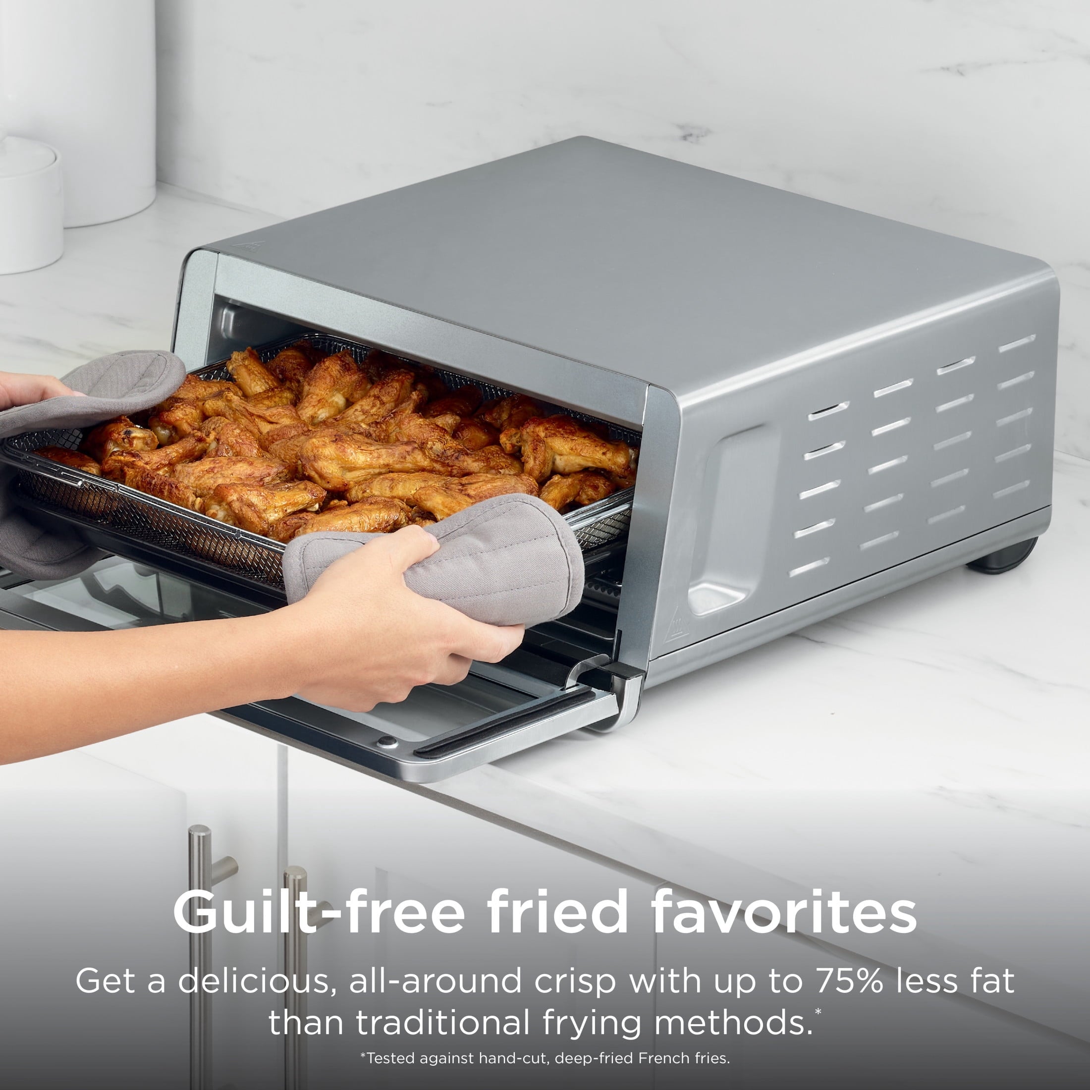 Vinmora™ Flip Toaster Oven & Air Fryer, 8-in-1 Functionality - Premium Kitchen Appliance by Vinmora™