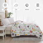Vinmora™ Jessy Home 1 Piece Queen Comforter Floral Comforter - Premium Comforter Set by Vinmora™