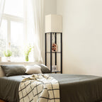 Vinmora™ SUNMORY 63'' Floor Lamps with Shelves, Home Standing - Premium Bedding & Home by Vinmora™
