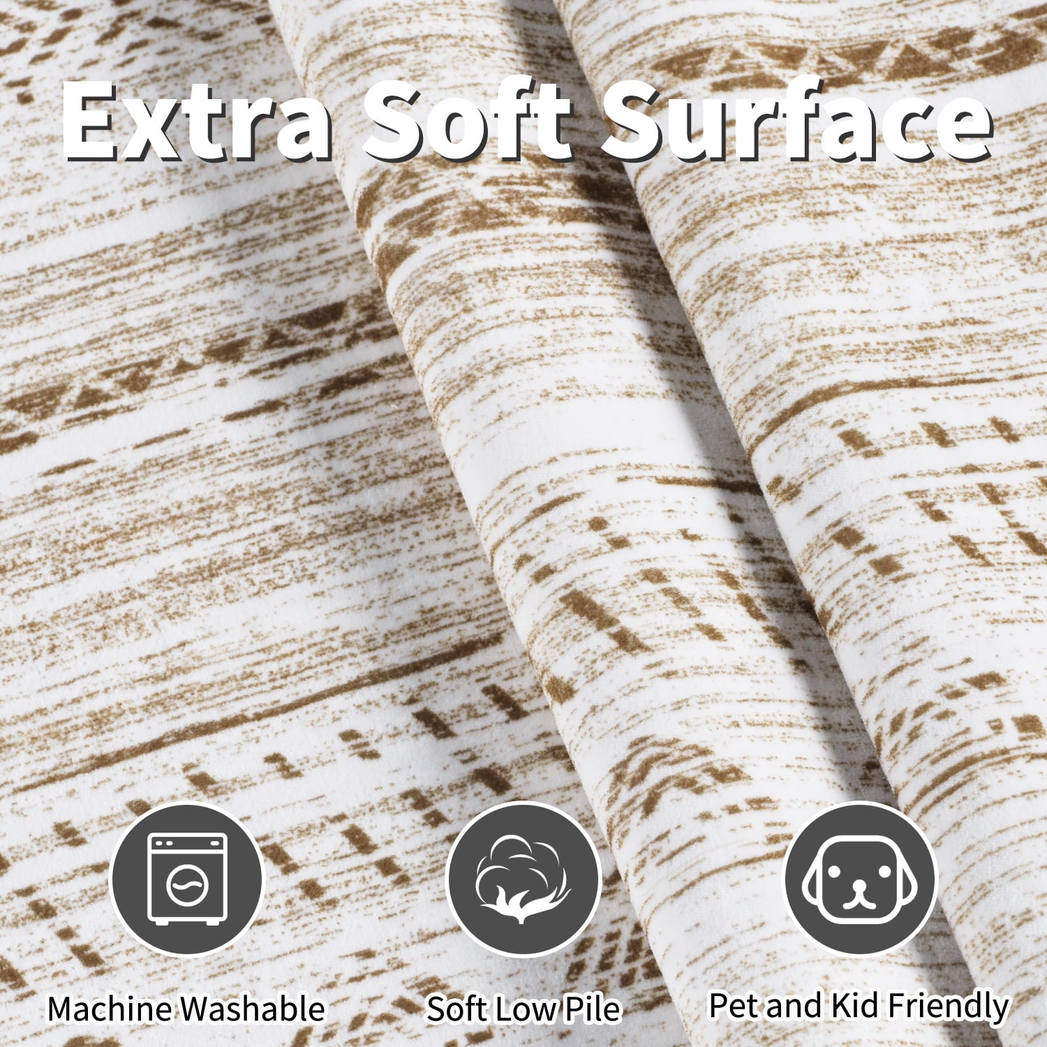 Vinmora™ VUNATE 5'x7' Area Rugs for Living Room Washable - Premium Bedding & Home by Vinmora™