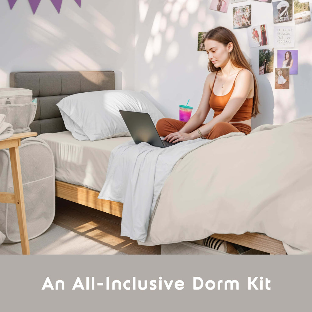 Vinmora™ Virtu Back to College Dorm Room Essentials, Twin - Premium Comforter Set by Vinmora™