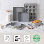 Vinmora™ Country Kitchen Heavy Duty Baking Pans Bakeware Set - Premium Kitchen Appliance by Vinmora™