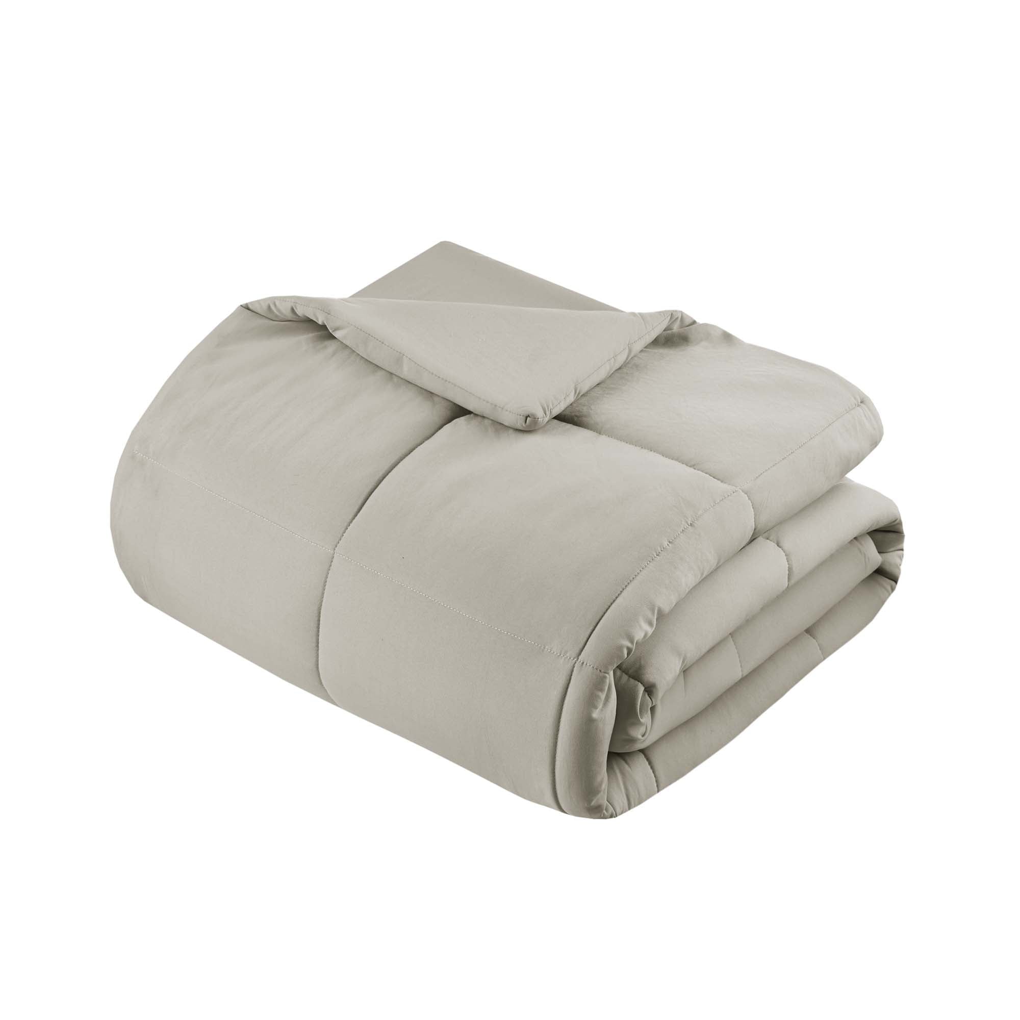 Vinmora™ Twin/Twin XL Comforter, Down Alternative, All-Season, Stone - Premium Comforter Set by Vinmora™