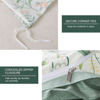 Vinmora™ HoneiLife 3pc Duvet Cover King Size - 100% - Premium Comforter Set by Vinmora™