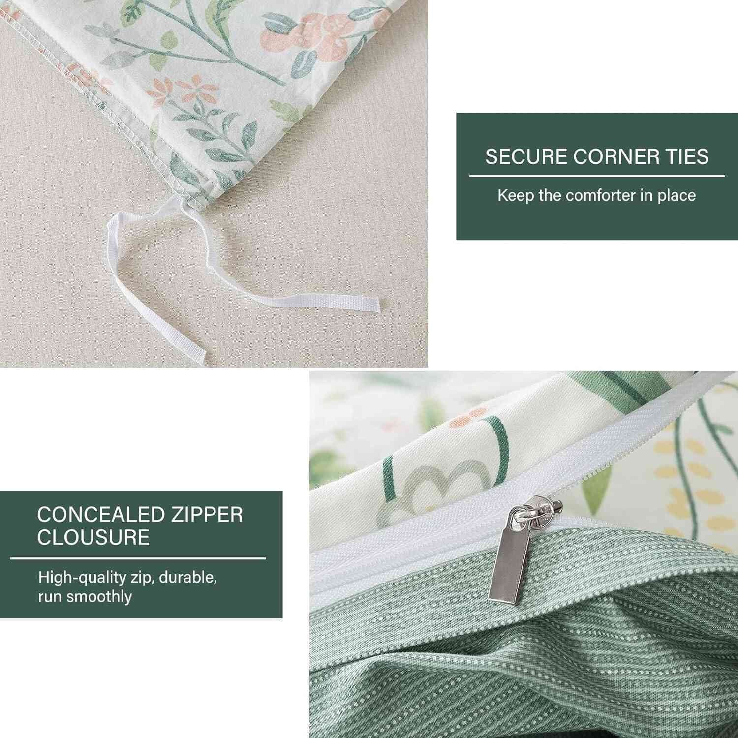 Vinmora™ HoneiLife 3pc Duvet Cover King Size - 100% - Premium Comforter Set by Vinmora™