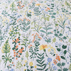 Vinmora™ WannaToo Quilt Collection Microfiber Floral Bedding Set Green - Premium Comforter Set by Vinmora™