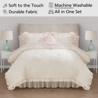 Vinmora™ All in One Reversible Comforter and Sheet set - Premium Comforter Set by Vinmora™