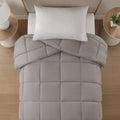 Vinmora™ Twin/Twin XL Comforter, Down Alternative, All-Season, Stone - Premium Comforter Set by Vinmora™