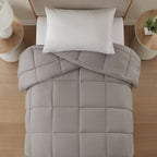 Vinmora™ Twin/Twin XL Comforter, Down Alternative, All-Season, Stone - Premium Comforter Set by Vinmora™
