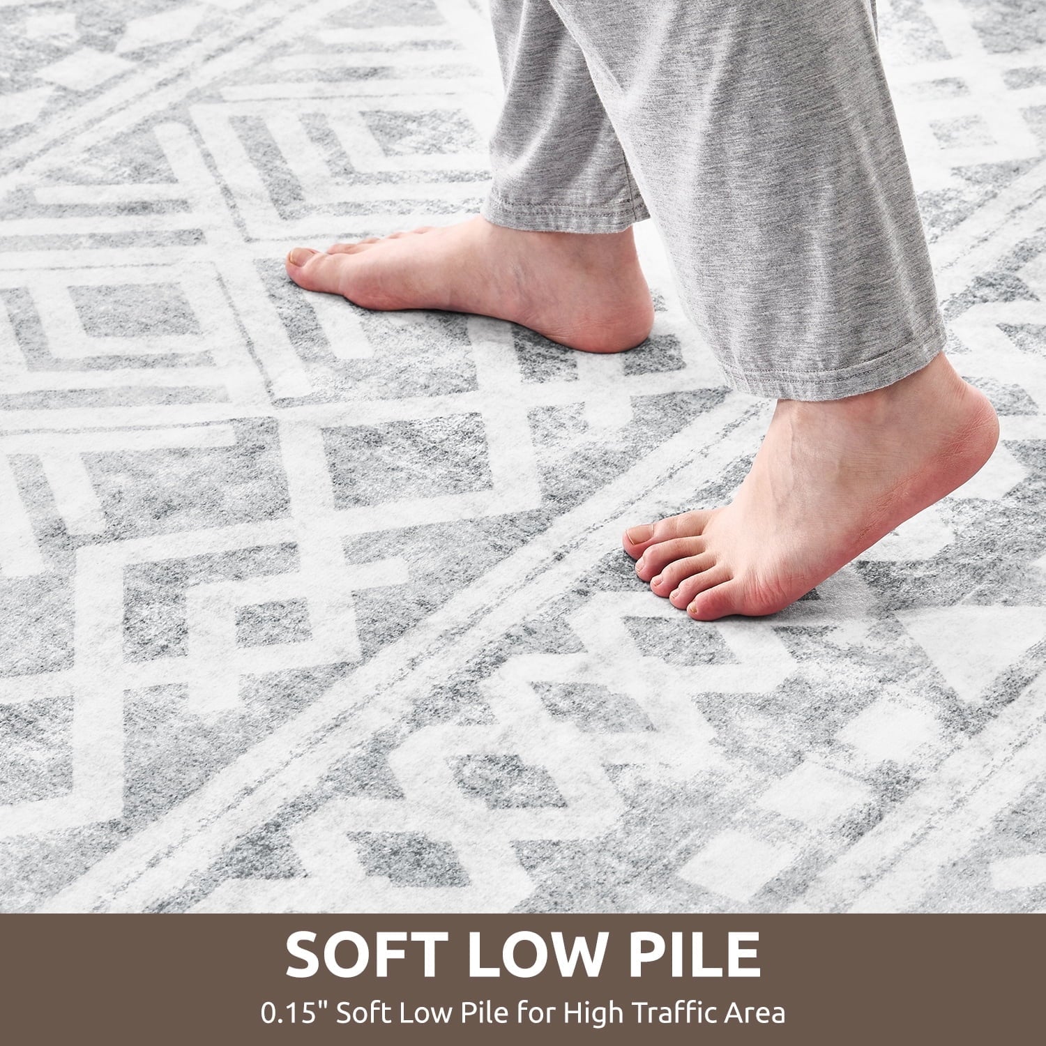 Vinmora™ Sixhome 5'X7' Area Rugs For Living Room Washable - Premium Bedding & Home by Vinmora™