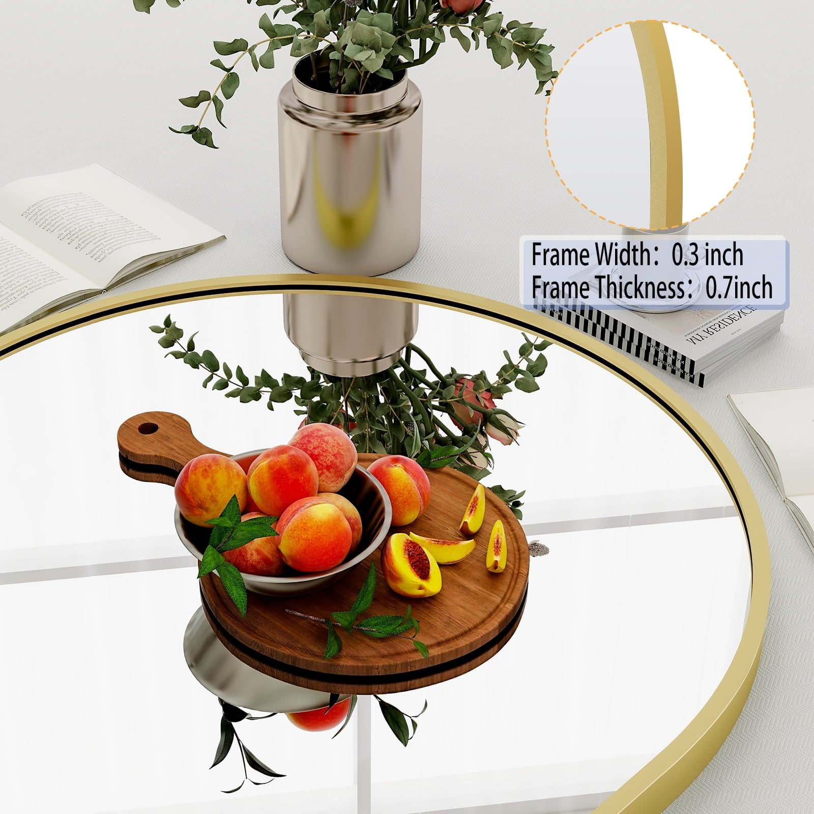 Vinmora™ BEAUTYPEAK 64"x 21" Full Length Mirror Arched Standing - Premium Bedding & Home by Vinmora™