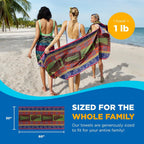 Vinmora™ Kaufman 6 Pack Terry Beach Pool Towel Of - Premium Towel Set by Vinmora™