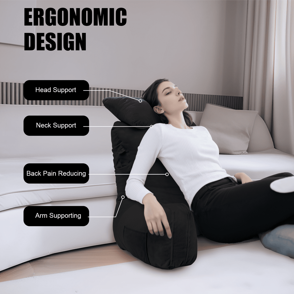 Vinmora™ PHOGARY 31inch Reading Pillow for Bed Backrest with - Premium Pillow by Vinmora™