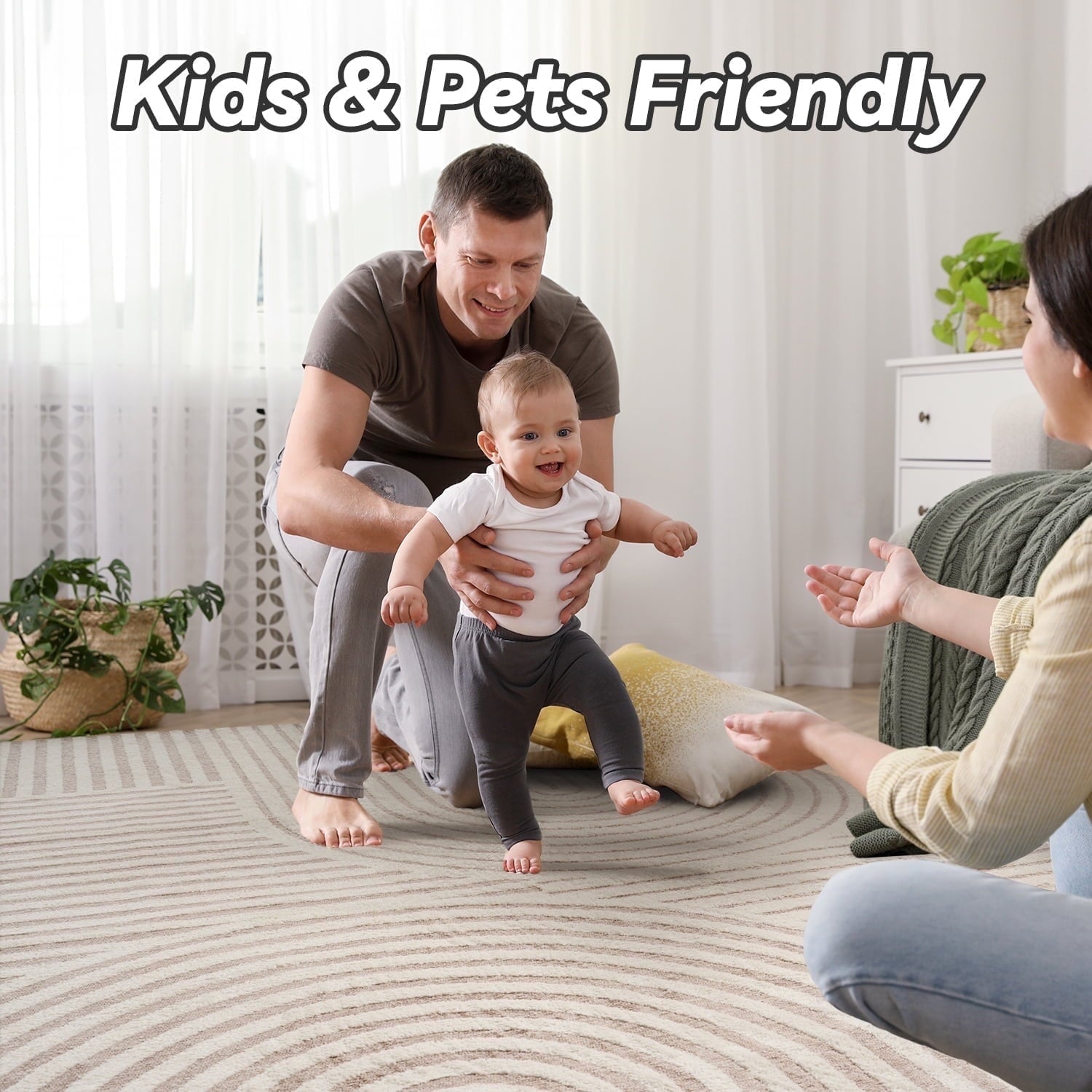 Vinmora™ Vunate 8'X10' Area Rugs For Living Room Jacquard - Premium Bedding & Home by Vinmora™