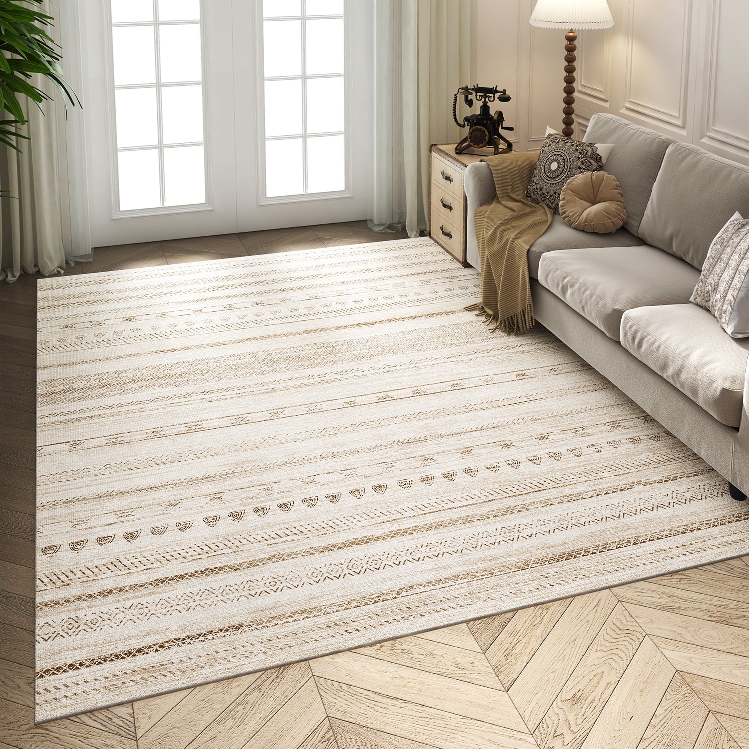 Vinmora™ VUNATE 5'x7' Area Rugs for Living Room Washable - Premium Bedding & Home by Vinmora™