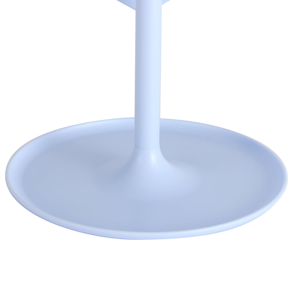 Vinmora™ 11.26" Tall Light Blue Plastic Frame Tabletop Heart - Premium Bedding & Home by Vinmora™