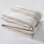 Vinmora™ 3-Piece Red Yarn Dye Stripe Comforter Set, Full/Queen - Premium Comforter Set by Vinmora™