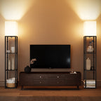 Vinmora™ SUNMORY 63'' Floor Lamps with Shelves, Home Standing - Premium Bedding & Home by Vinmora™