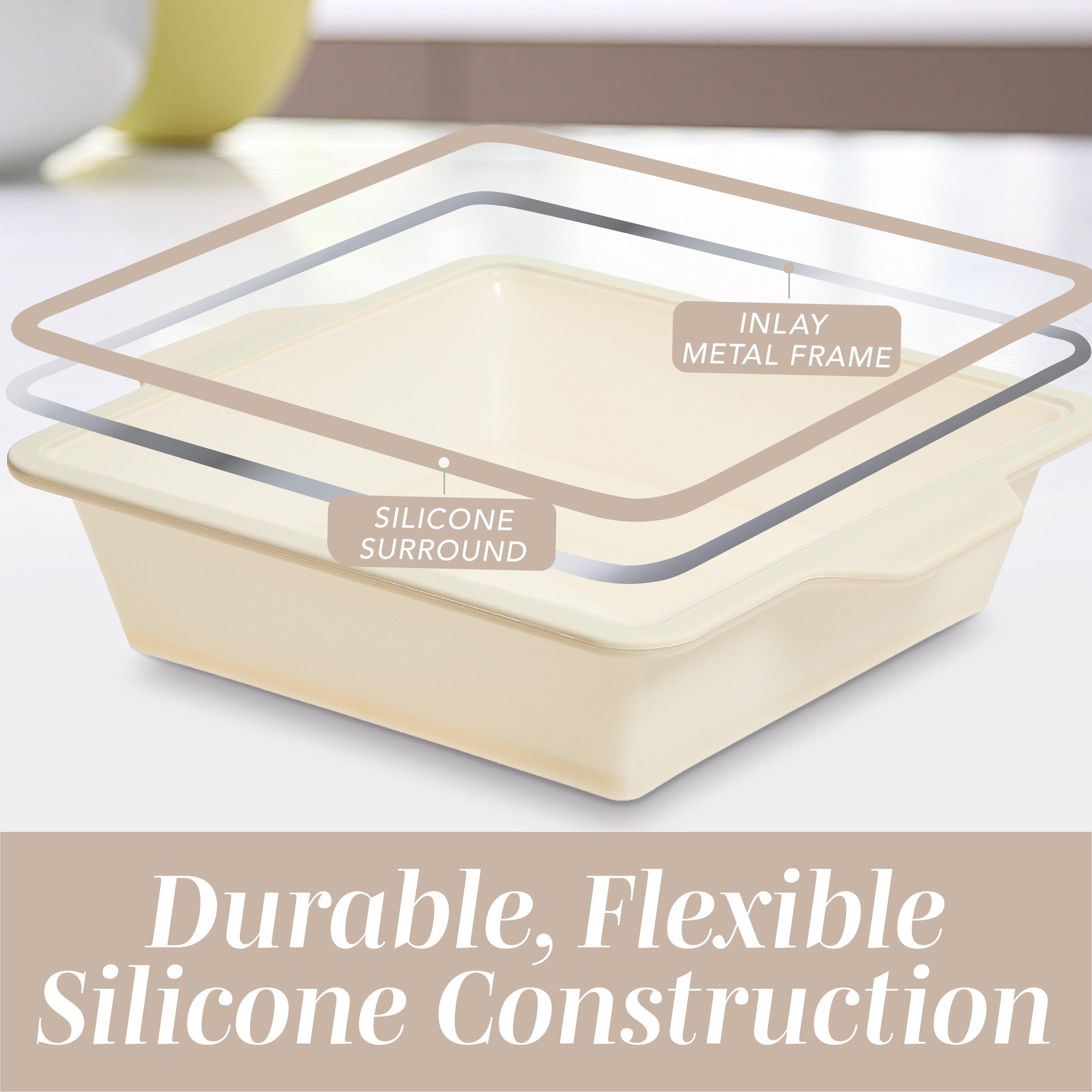 Vinmora™ COOK WITH COLOR 17-Pc Silicone Baking Set, Non - Premium Kitchen Appliance by Vinmora™