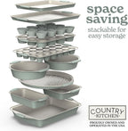 Vinmora™ Country Kitchen Bakeware Set, 10-Piece Nonstick Stackable Baking - Premium Kitchen Appliance by Vinmora™