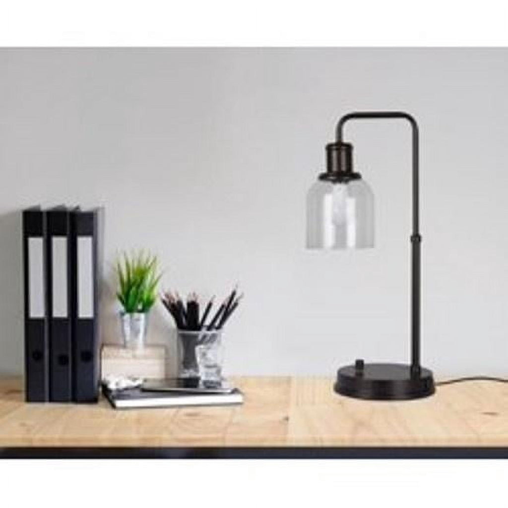 Vinmora™ 20.5 in Height Bronze Metal Desk Lamp with - Premium Bedding & Home by Vinmora™