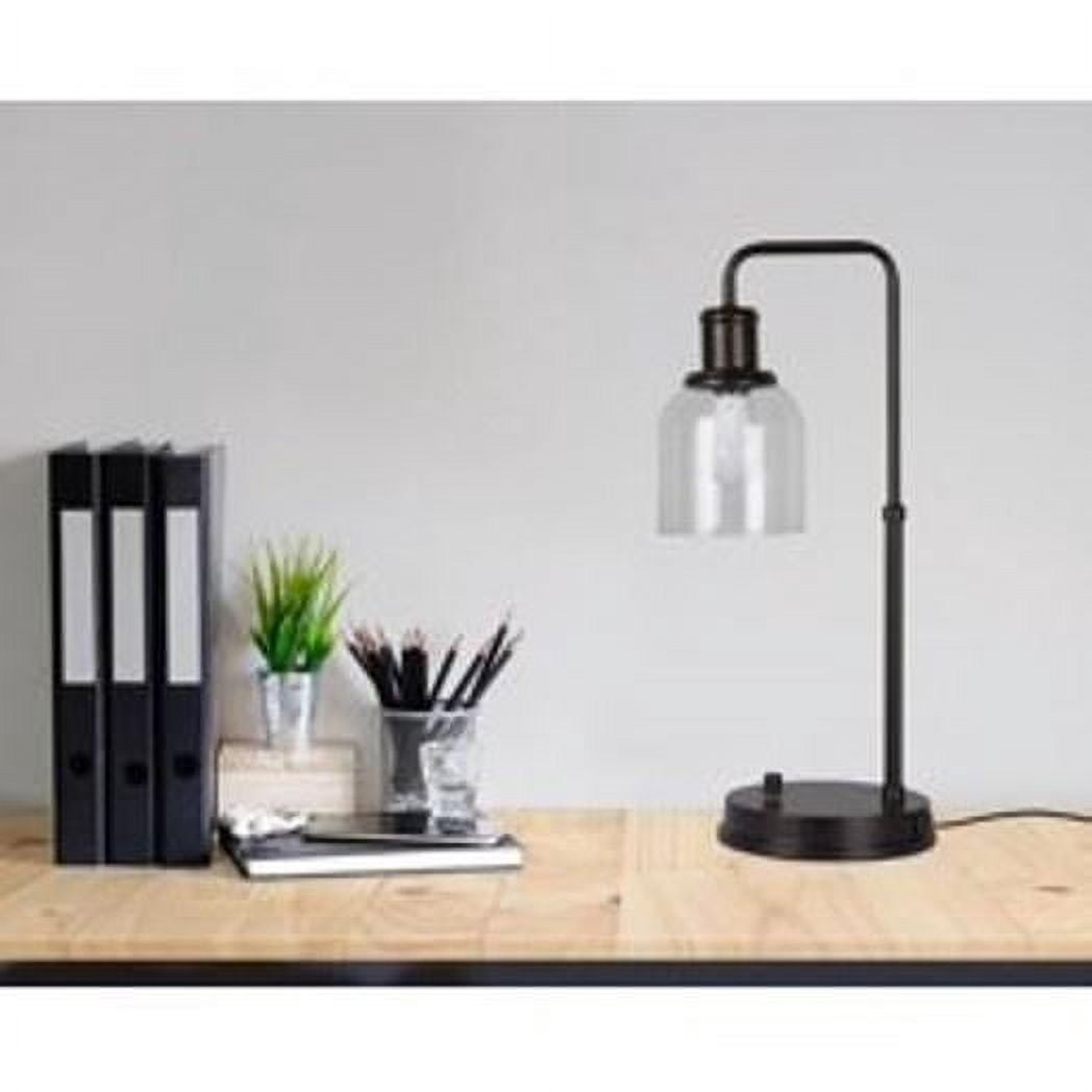 Vinmora™ 20.5 in Height Bronze Metal Desk Lamp with - Premium Bedding & Home by Vinmora™