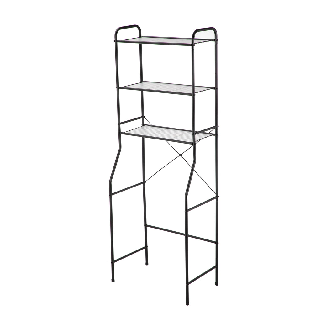 Vinmora™ Over-the-Toilet Steel Storage Unit with 3 Shelves and - Premium Bedding & Home by Vinmora™