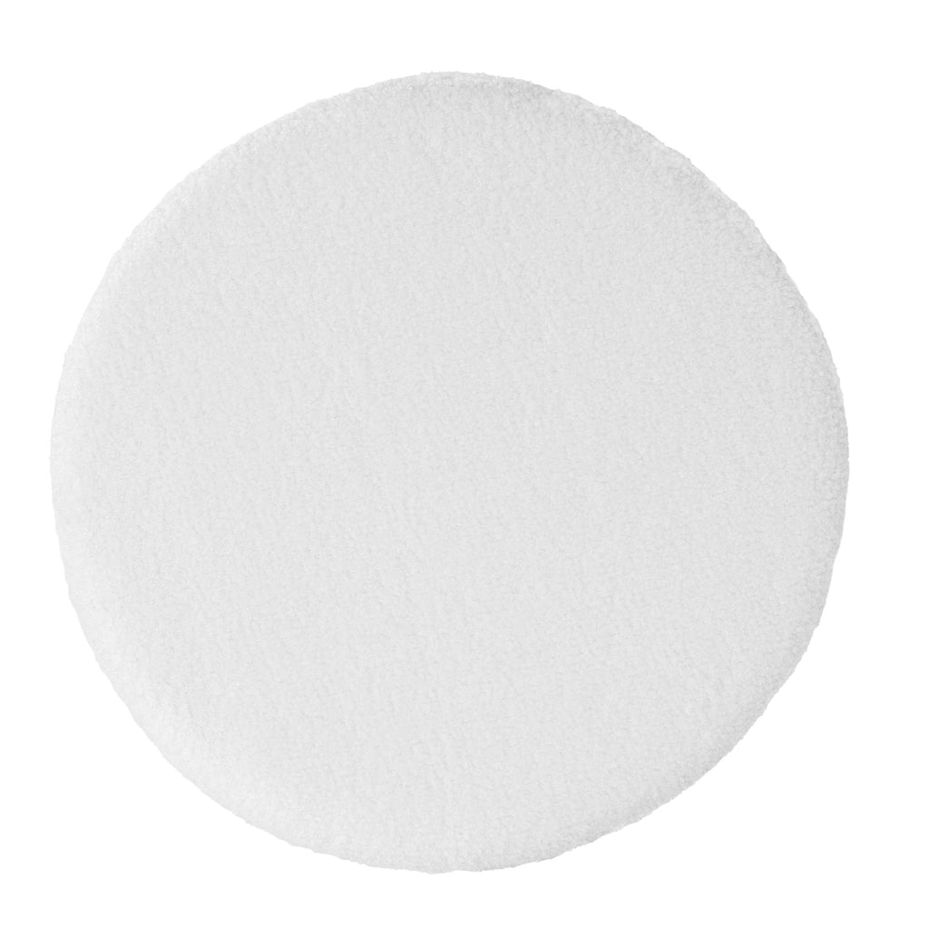 Vinmora™ Modern Dowel Ottoman, Cream Boucle - Premium Bedding & Home by Vinmora™