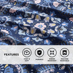 Vinmora™ Regency Heights Queen Size Comforter Set, 9-Piece Bed - Premium Comforter Set by Vinmora™