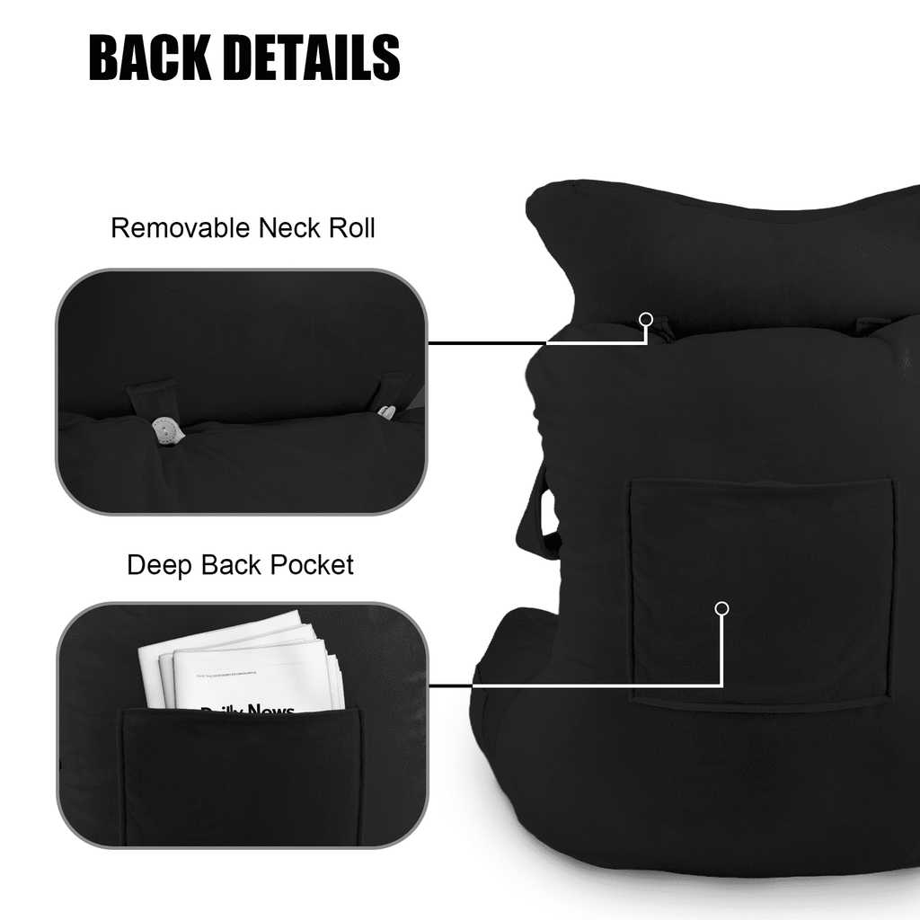 Vinmora™ PHOGARY 31inch Reading Pillow for Bed Backrest with - Premium Pillow by Vinmora™