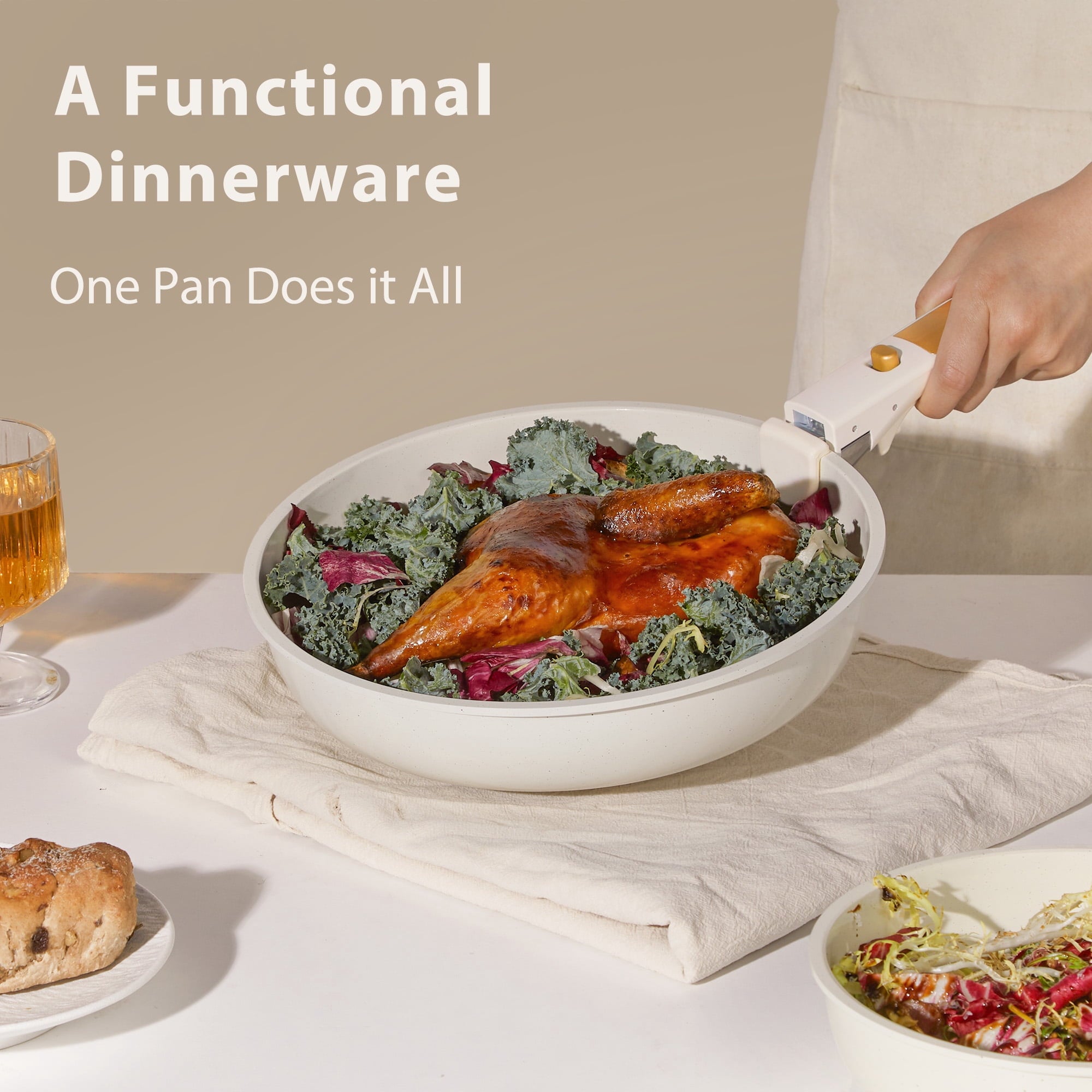 Vinmora™ Carote Nonstick Detachable Pots and Pans Set, 6 - Premium Kitchen Appliance by Vinmora™