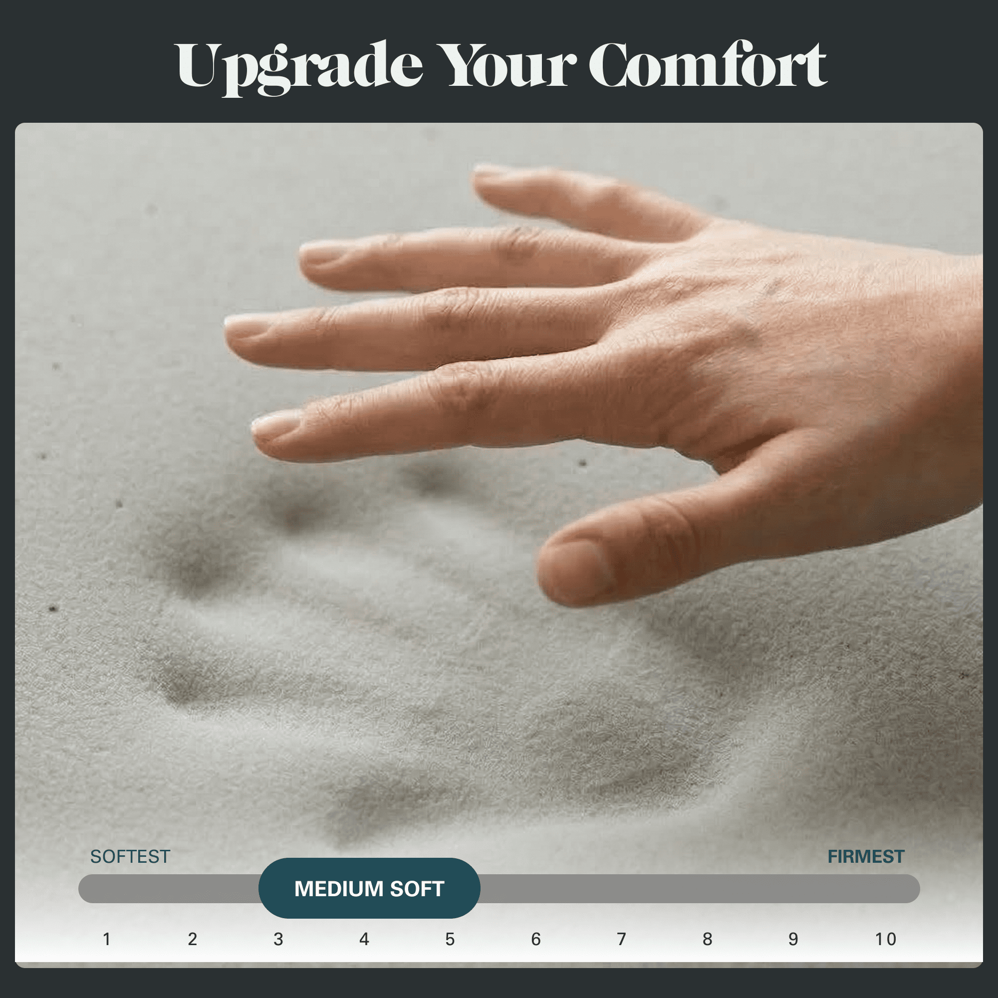 Vinmora™ 2" GlacierRest® with Graphite Memory Foam Mattress Topper - Premium Mattress Protector & Topper by Vinmora™
