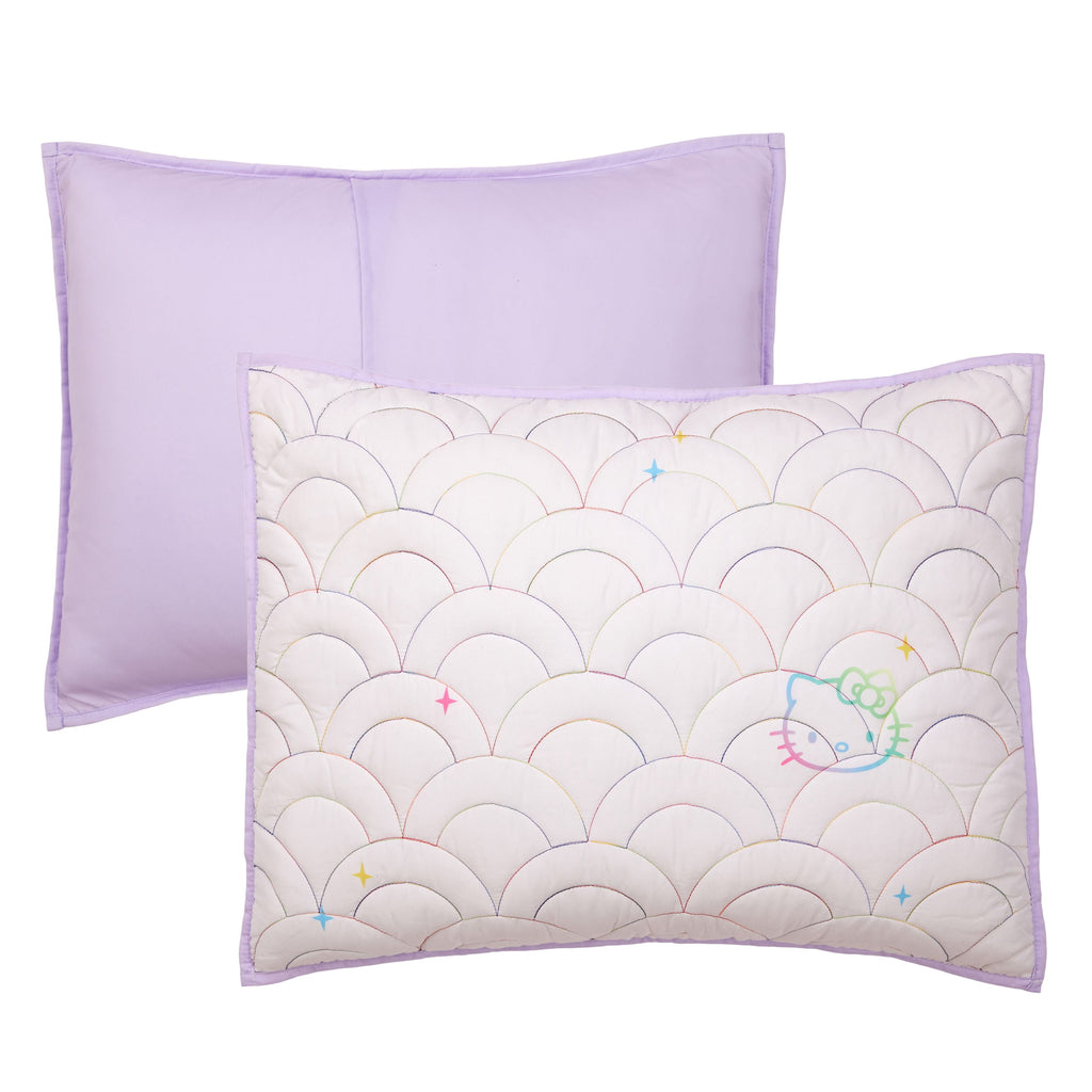 Vinmora™ Hello Kitty and Friends Rainbow Ombre 2 Piece - Premium Pillow by Vinmora™