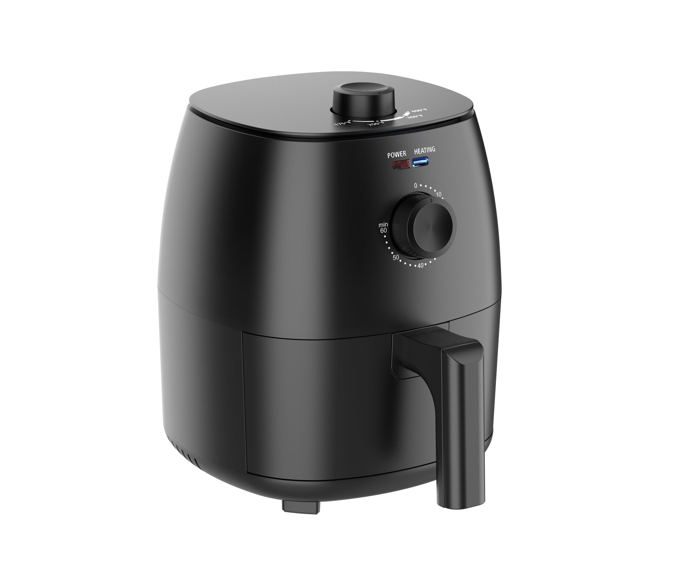 Vinmora™ 2.2 Qt Air Fryer in Arctic Black with - Premium Kitchen Appliance by Vinmora™