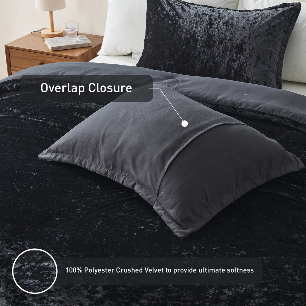 Vinmora™ Regency Heights Full/Queen Cozy Velvet Comforter Sets, Luxury - Premium Comforter Set by Vinmora™