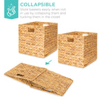 Vinmora™ Best Choice Products 10.5x10.5in Hyacinth Storage Baskets, Set - Premium Curtain & Window Hardware by Vinmora™