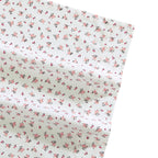 Vinmora™ Betsey Johnson Baby Buds Pink Cotton Percale Queen - Premium Sheet Set by Vinmora™