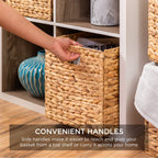 Vinmora™ Best Choice Products 10.5x10.5in Hyacinth Storage Baskets, Set - Premium Curtain & Window Hardware by Vinmora™